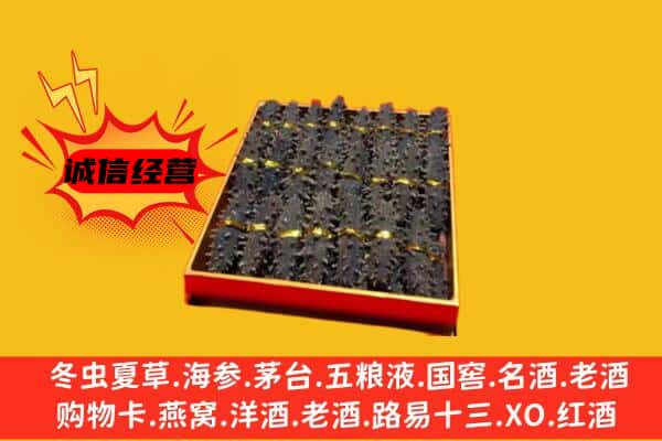 安居区回收海参